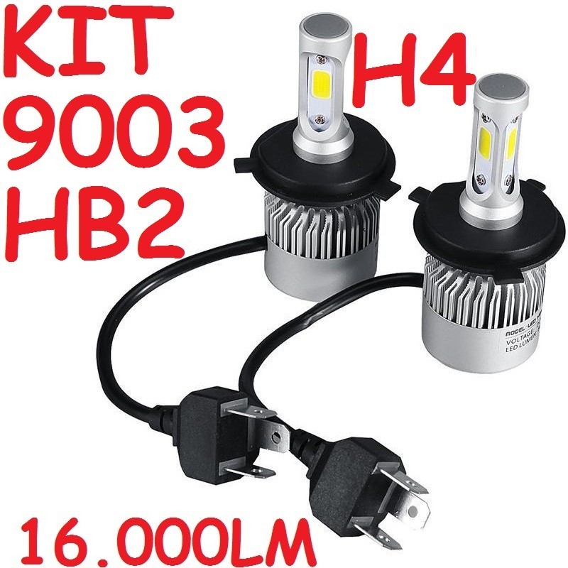  Yctze Bombilla LED H4, 2 bombillas H4 12V-24V 80W para coche de  alta potencia brillante antiniebla LED diurna foco LED moto h4, luces, h4  LED, bombilla LED h4, h4 LED, h4